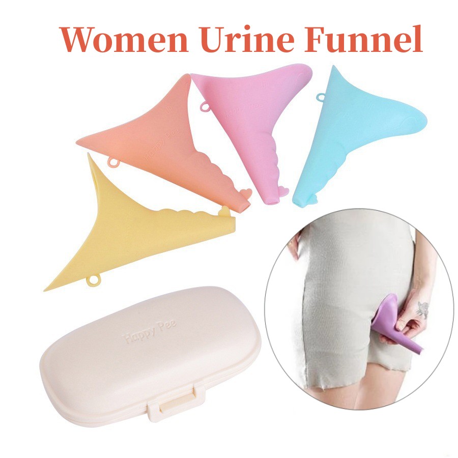 Home Bathroom With Urinal - مبولة سيليكون محمولة للنساء ، قمع