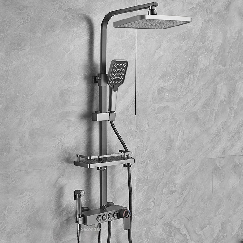 Home Bathroom Shower - طقم دش من الفولاذ المقاوم للصدأ