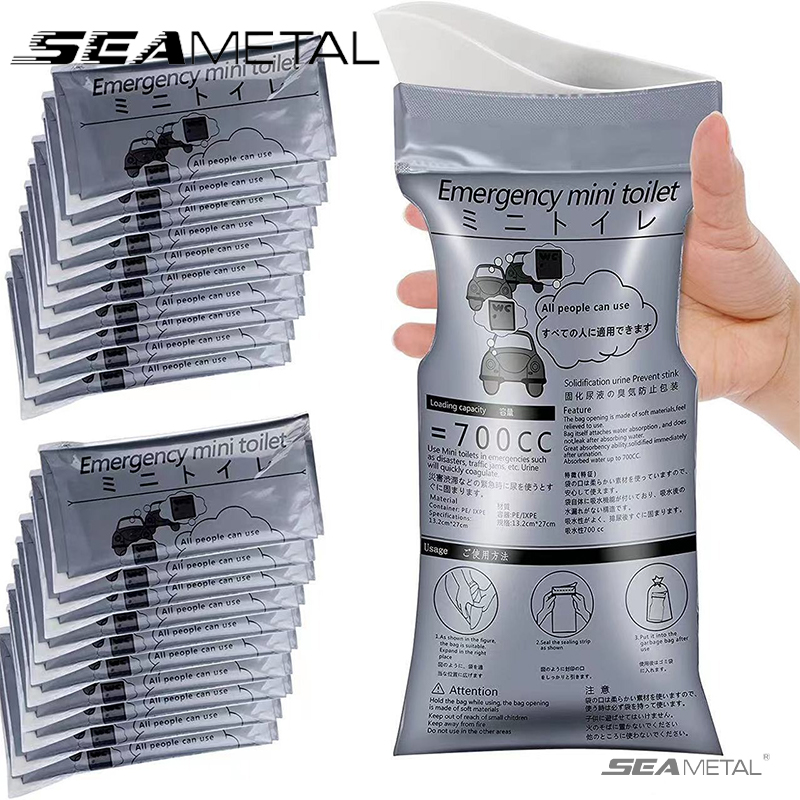 Home Bathroom With Urinal - SEAMETAL 4 قطعة أكياس التبول في