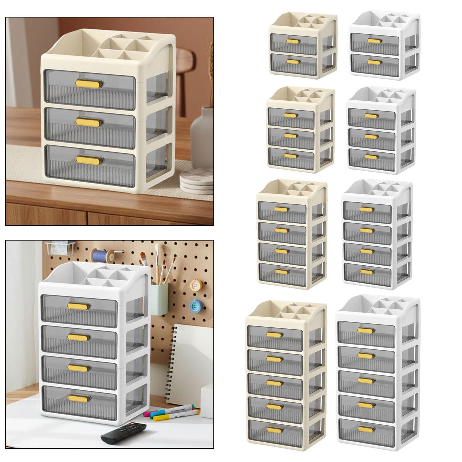 Home Essentials Bathroom Cabinet - منظمات مكتبية بأدراج، خزانة تخزين بلاستيكية