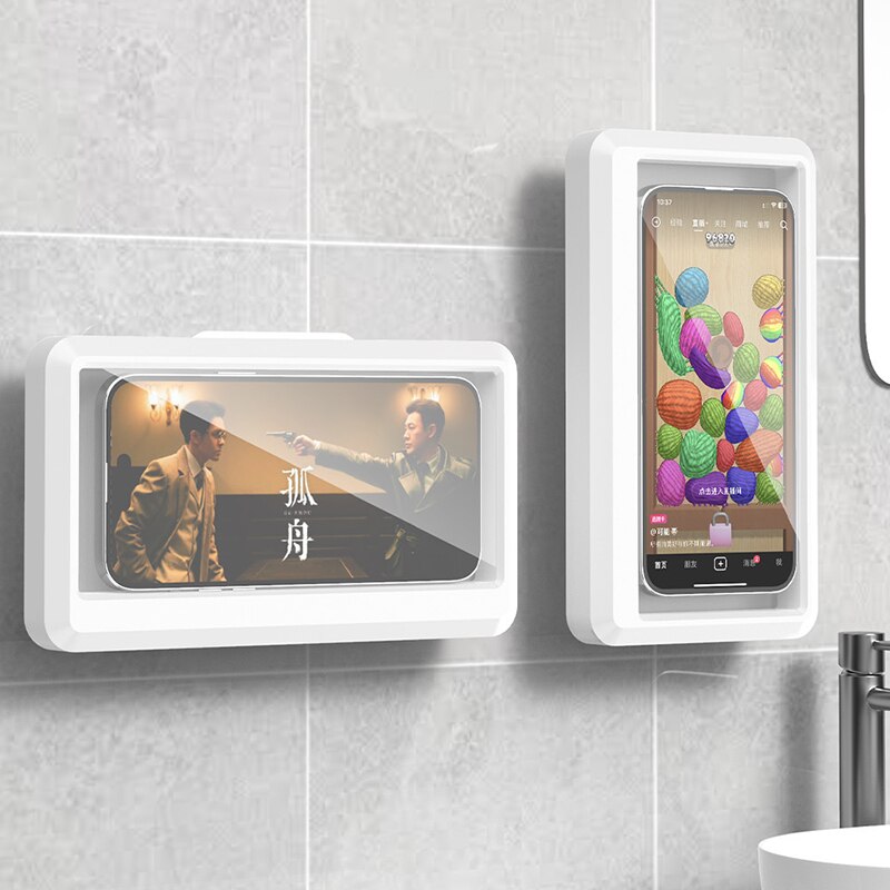 Home Bathroom Shower - حامل هاتف مقاوم للماء للحمام، حافظة