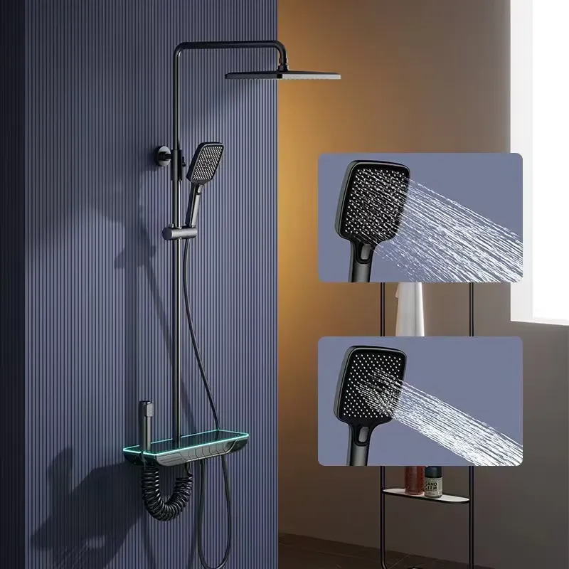 Home Bathroom Shower - طقم دش ذكي رقمي ثرموستاتي من
