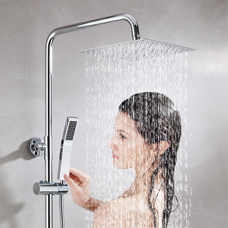 مجموعة دش حرارية من الفولاذ ال - مراجعة Home Bathroom Shower وسعره