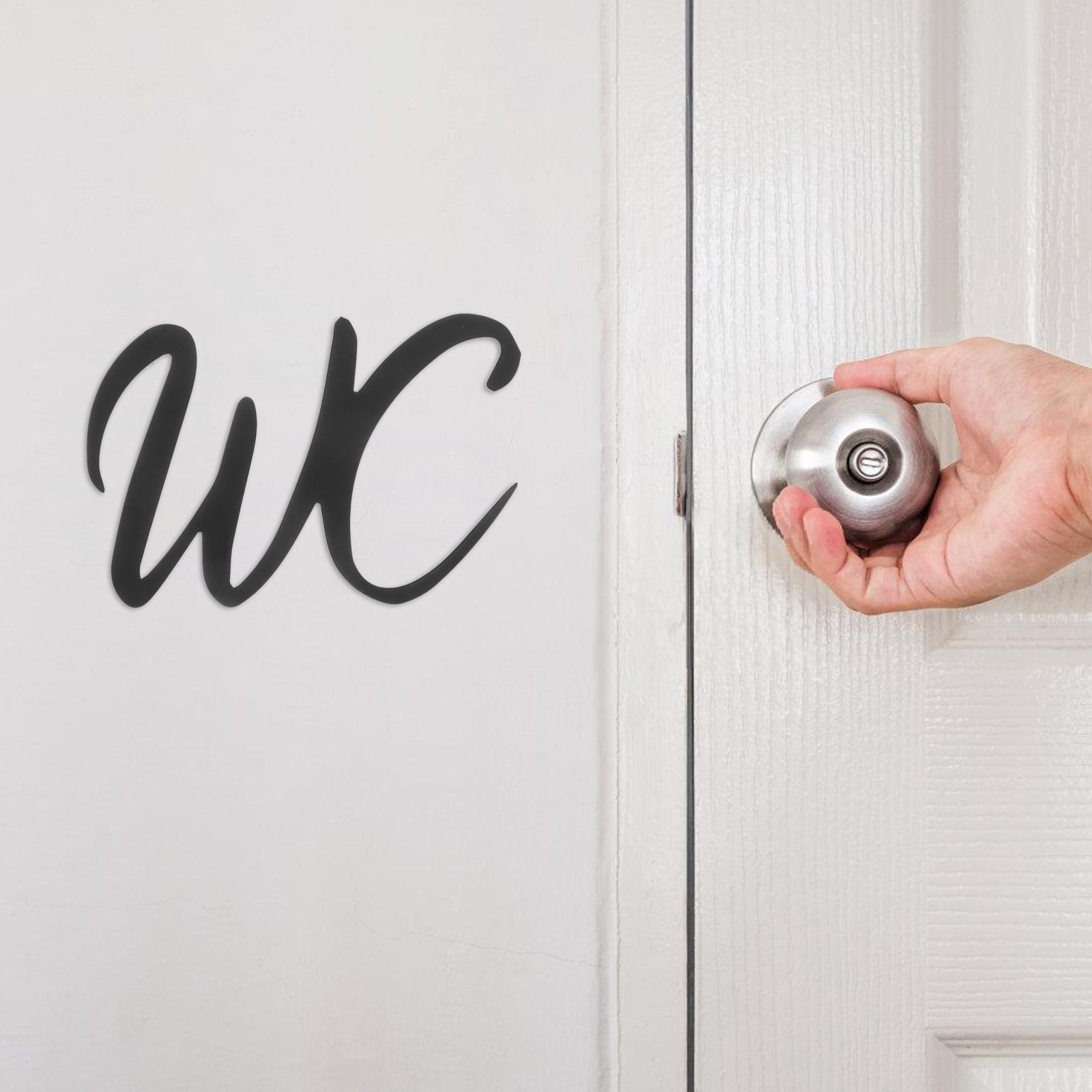 لافتة باب حمام محايدة الجنس مص - مراجعة Home Bathroom Sign وسعره
