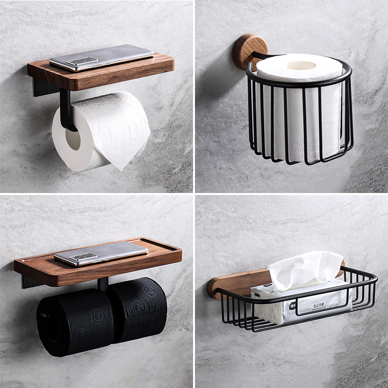 حامل مناديل من الخشب الصلب، مث - مراجعة Home Bathroom Paper Towel Dispenser وسعره