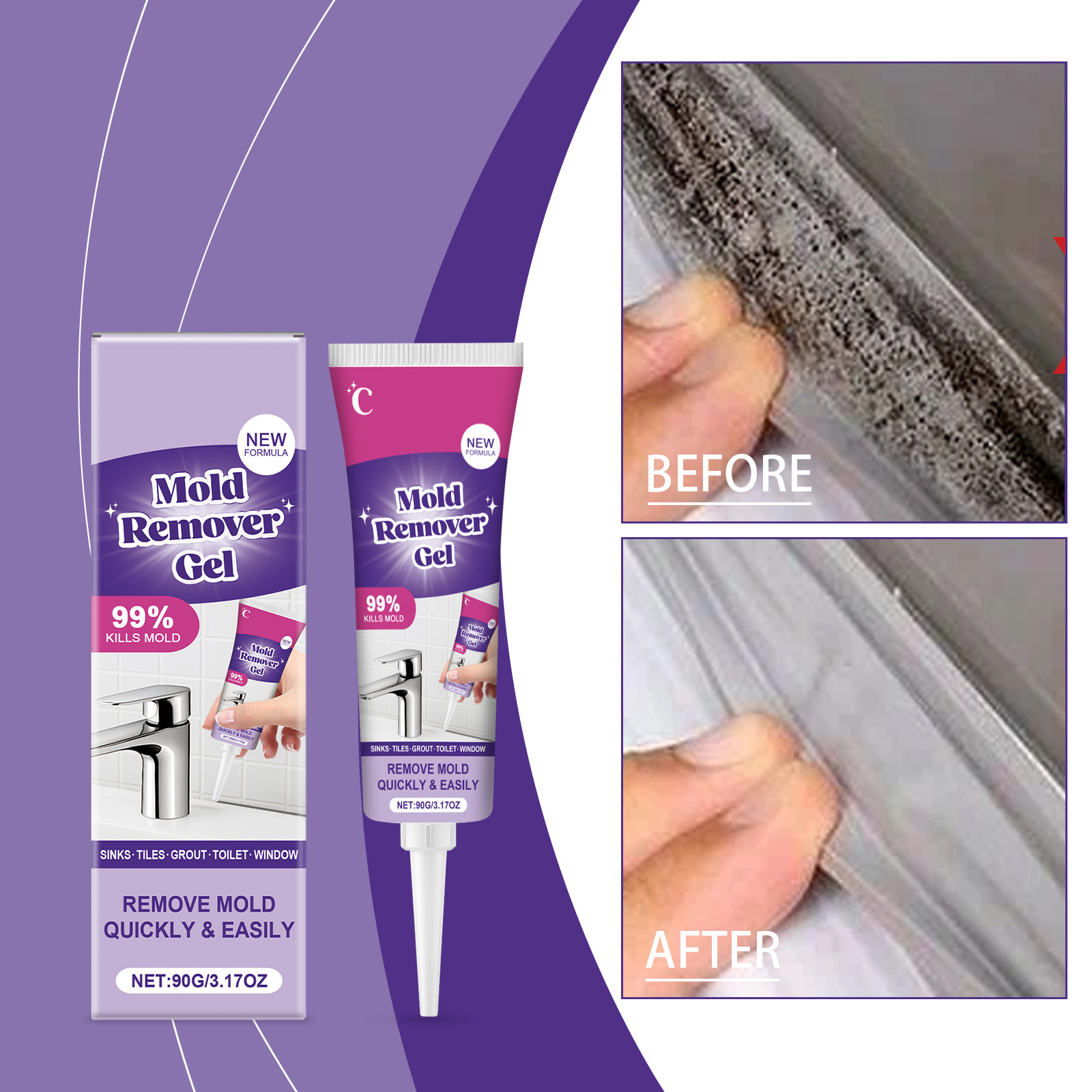 جل تنظيف قوي للمنزل لإزالة الب - مراجعة Home Bathroom Cleaning Solution وسعره