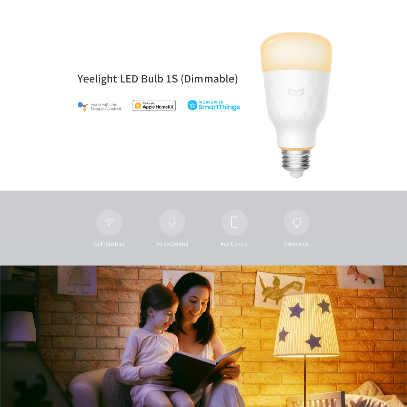 Yeelight LED لمبة 1S E26/E27 ض - مراجعة Yeelight Light Smart Bulb وسعره