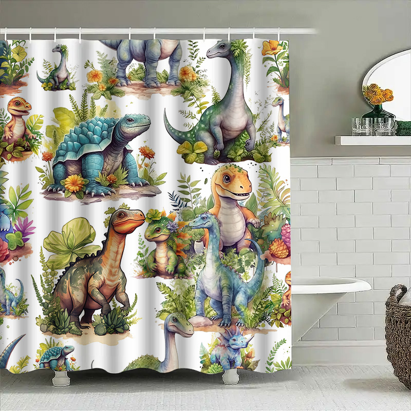 ستارة دش ديناصور ملونة: تصميم  - مراجعة Home Bathroom Design Ideas وسعره