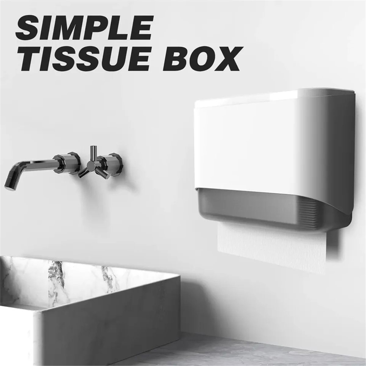 موزع مناديل ورقية مثبت على الح - مراجعة Home Bathroom Paper Towel Dispenser وسعره