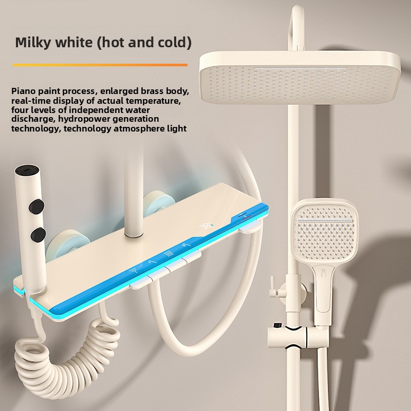 مجموعة دش ذكية بشاشة رقمية للت - مراجعة Home Bathroom Shower وسعره