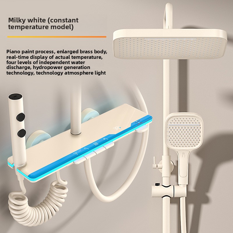 مجموعة دش ذكية بشاشة رقمية للت - مراجعة Home Bathroom Shower وسعره