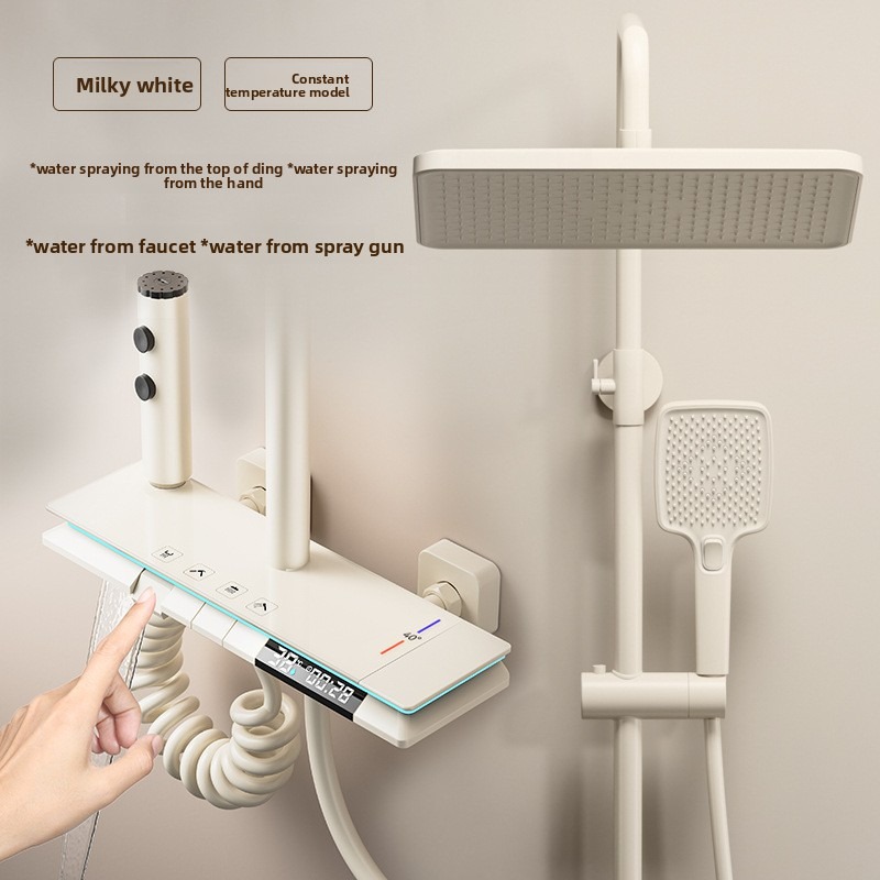 مجموعة دش حرارية للحمام المنزل - مراجعة Home Bathroom Shower وسعره