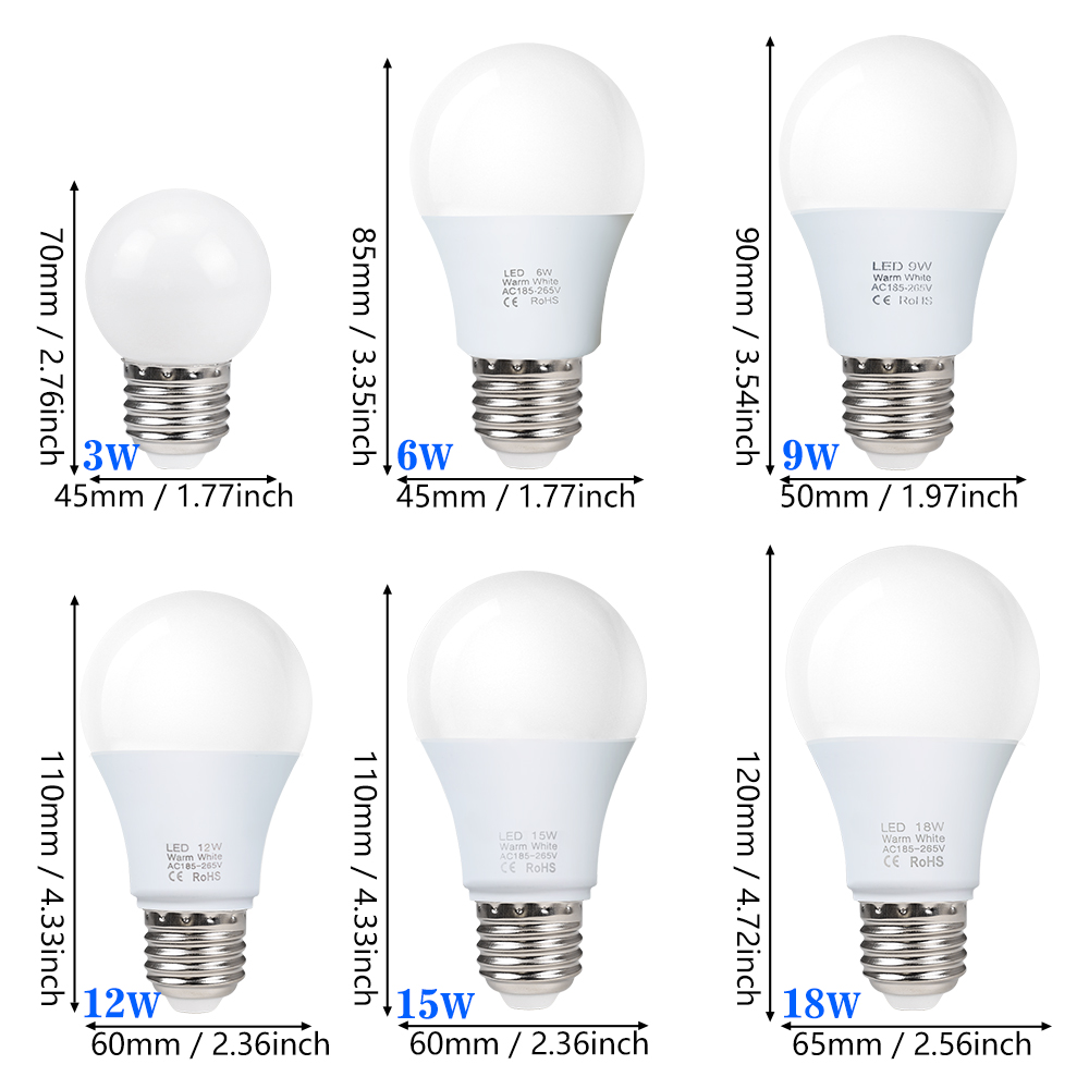 10 قطعة E27 LED مصابيح كهربائي - مراجعة Philips Bulb Hue وسعره