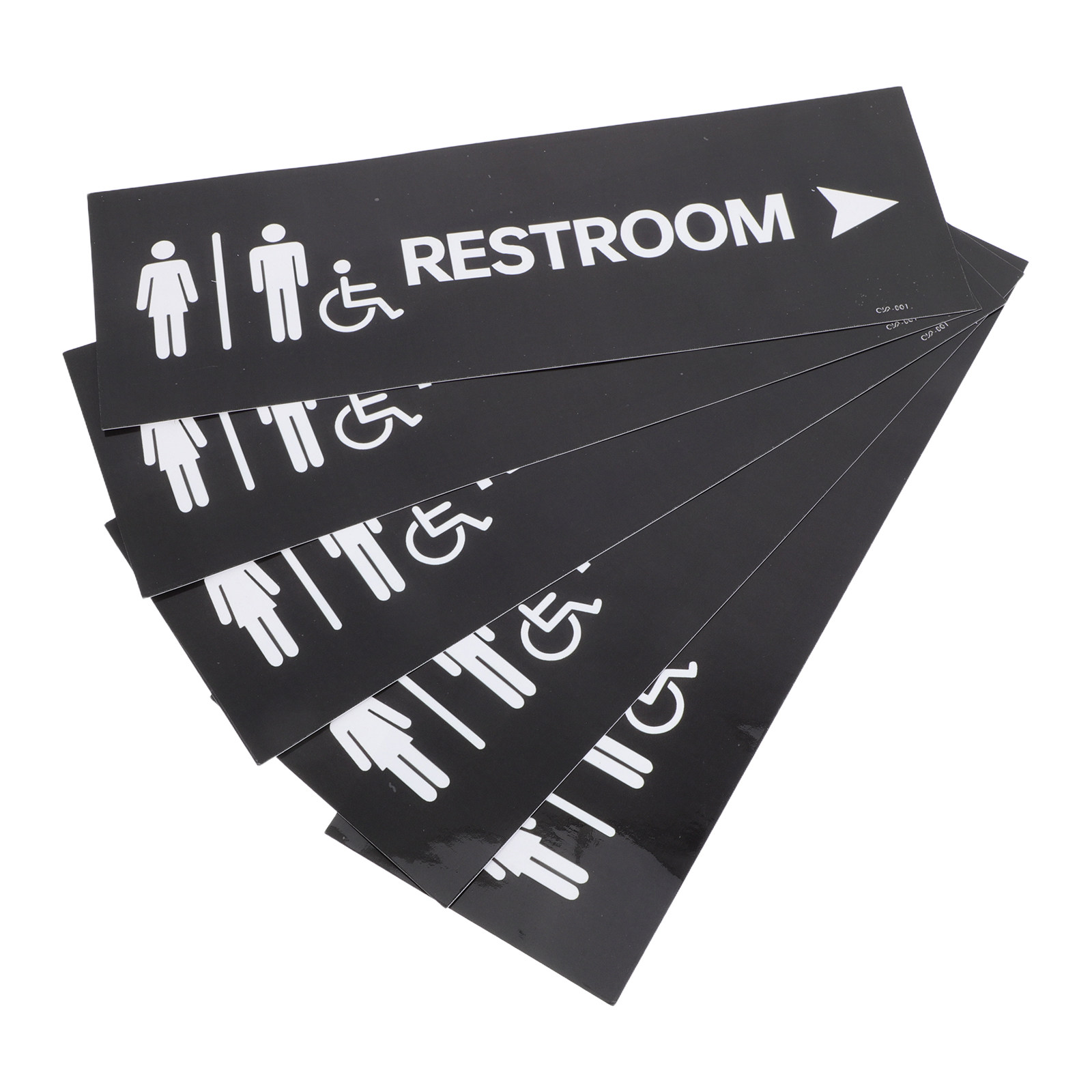 5 قطع من ملصقات أبواب الحمام ذ - مراجعة Home Bathroom Sign وسعره