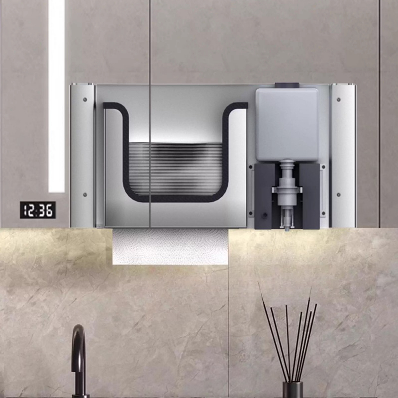 موزع مناديل ورقية مخفي من الفو - مراجعة Home Bathroom Paper Towel Dispenser وسعره