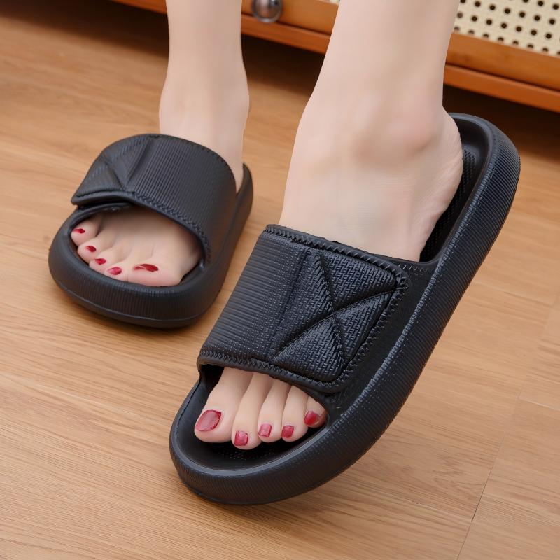 شباشب رجالية ذات نعل سميك سهلة - مراجعة Home Bathroom Wear وسعره