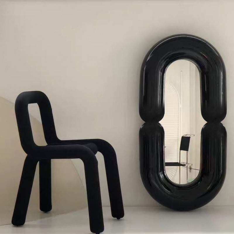 مرآة حائط بيضاوية سوداء معلقة  - مراجعة Home Goods Bathroom Mirrors وسعره