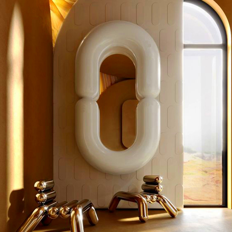 مرآة حائط بيضاوية سوداء معلقة  - مراجعة Home Goods Bathroom Mirrors وسعره