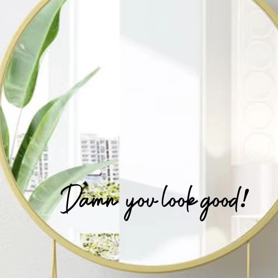 ملصق مرآة أنيق بتصميم 'أنت تبد - مراجعة Home Goods Bathroom Mirrors وسعره